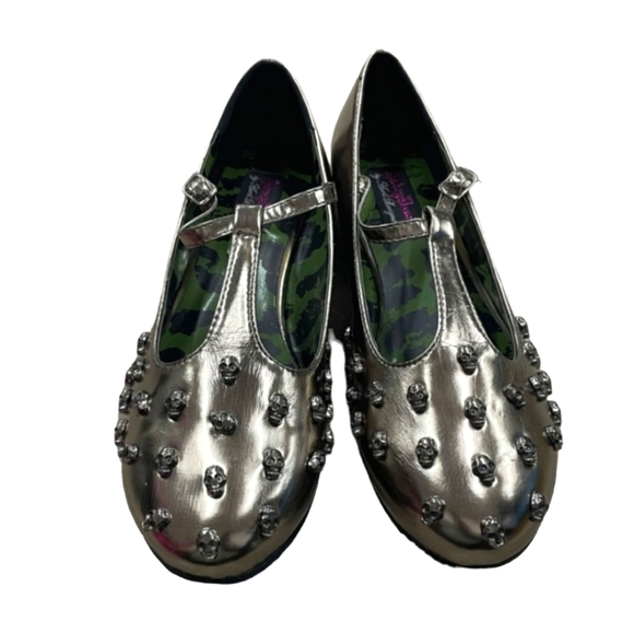 Abbey Dawn Shoes - Abbey Dawn Skulls Mary Jane Flats